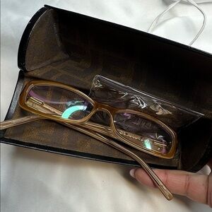 Fendi eyeglasses (no prescription lenses can be customized) NWT